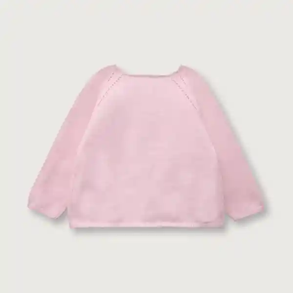 Chaleco Niña de Bebé Esencial Rosado Talla 9M Opaline