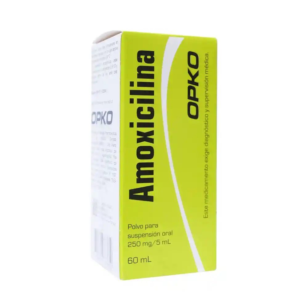 Amoxicilina Polvo Para Suspension Oral (250 mg/Ml)