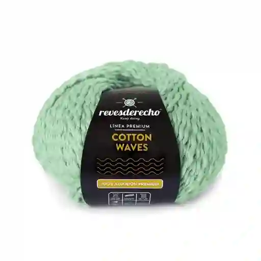 Cotton Waves - Verde Agua 014 100 Gr