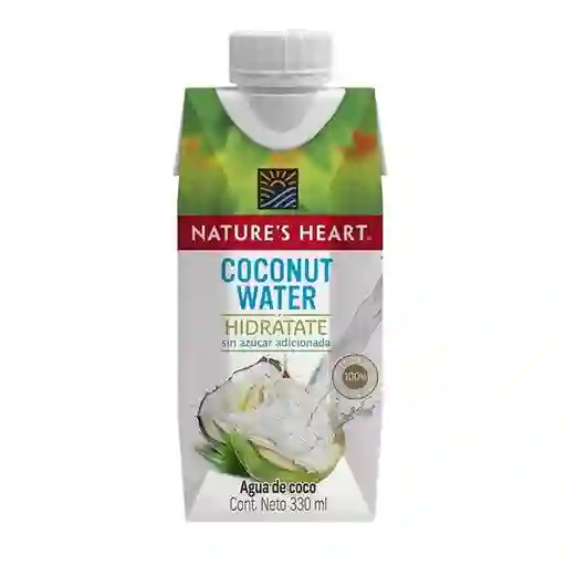 Natures Heart Bebida Agua de Coco 100% Natural