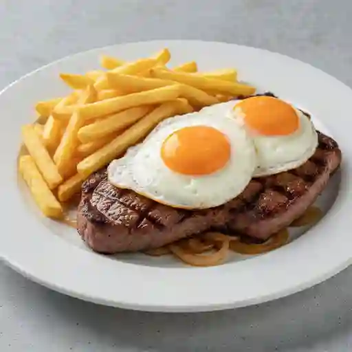 Bistec a lo pobre