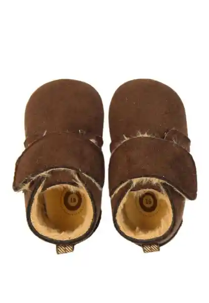 Botines Velcro Soft Bebé Niño Café 18 815 Ficcus