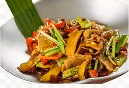 Chapsui de Cerdo con Arroz