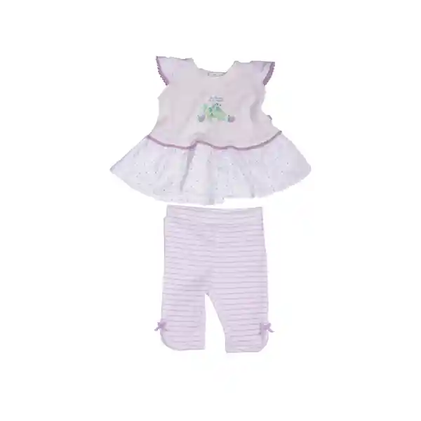 Conjunto Recién Nacido Niña Blanco Pillin 1 M