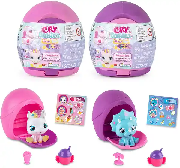 Bebes Llorones Juguete Serie Pets Casita Fantasy