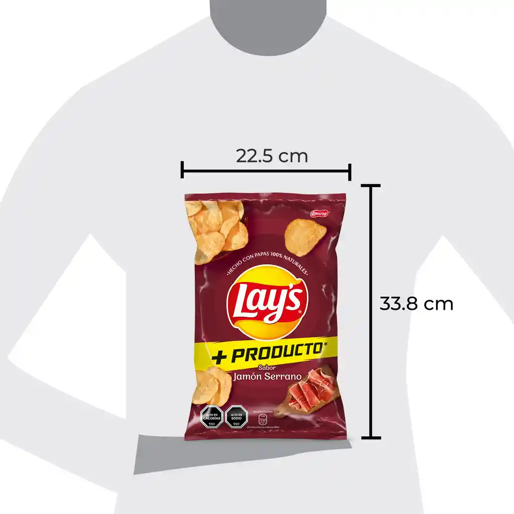 Papas fritas Lays meditarraneas jamón