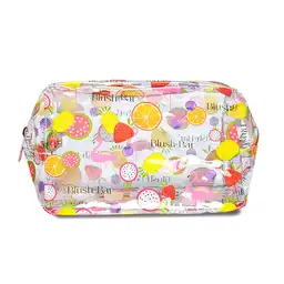 Blush-Bar Bolsa de Viaje o Cosmetiquero Flamingos y Frutas