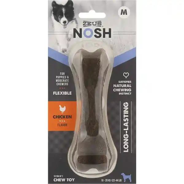 Zeus Nosh Hueso Flexible Pollo Mediano