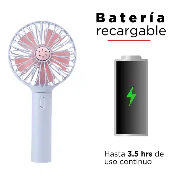 Ventilador Perfumado 1200mah Ms L2723 Azul Miniso