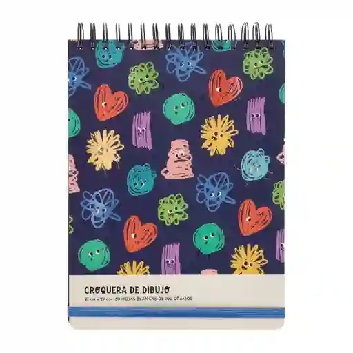 Corquera Con Hojas Blancas 21 x 29 cm Casaideas