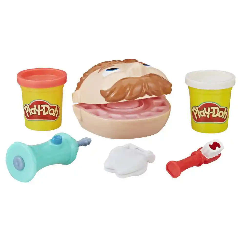   Play Doh  Conjunto Massa De Modelar Brincando De Dentista 