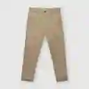 Pantalón Gabardina de Niño Beige Talla 12A Colloky