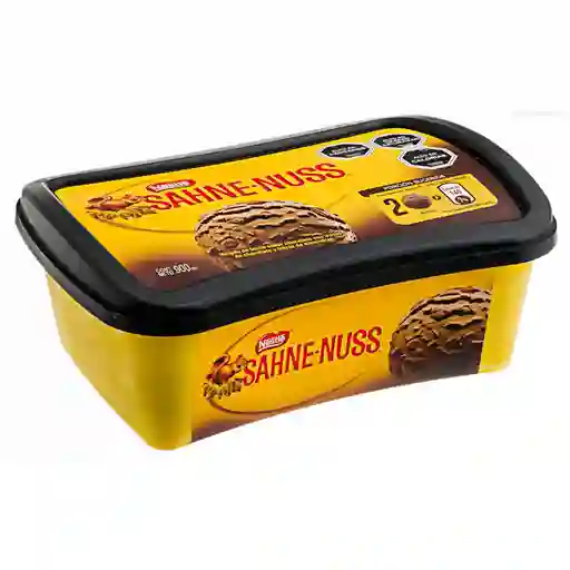 Sahne-Nuss Helado de Leche Sabor Chocolate con Almendras