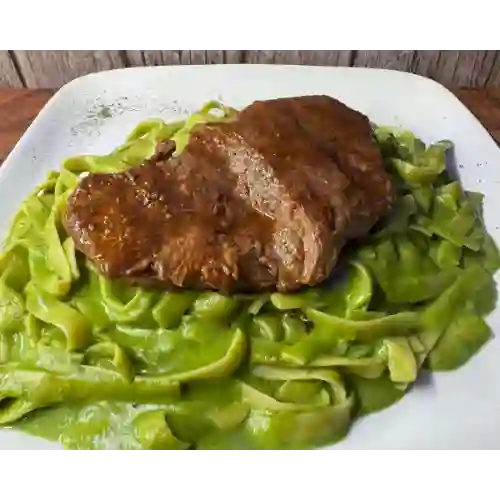 Fetuccini al pesto cremoso