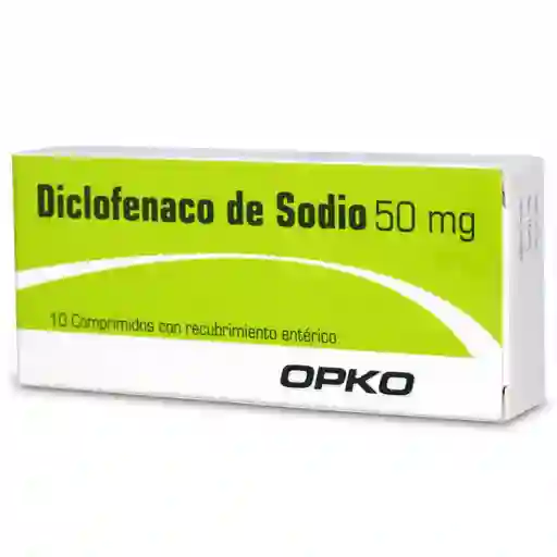 Diclofenaco Sodico 50 mg Comprimidos Recubiertos Entericos