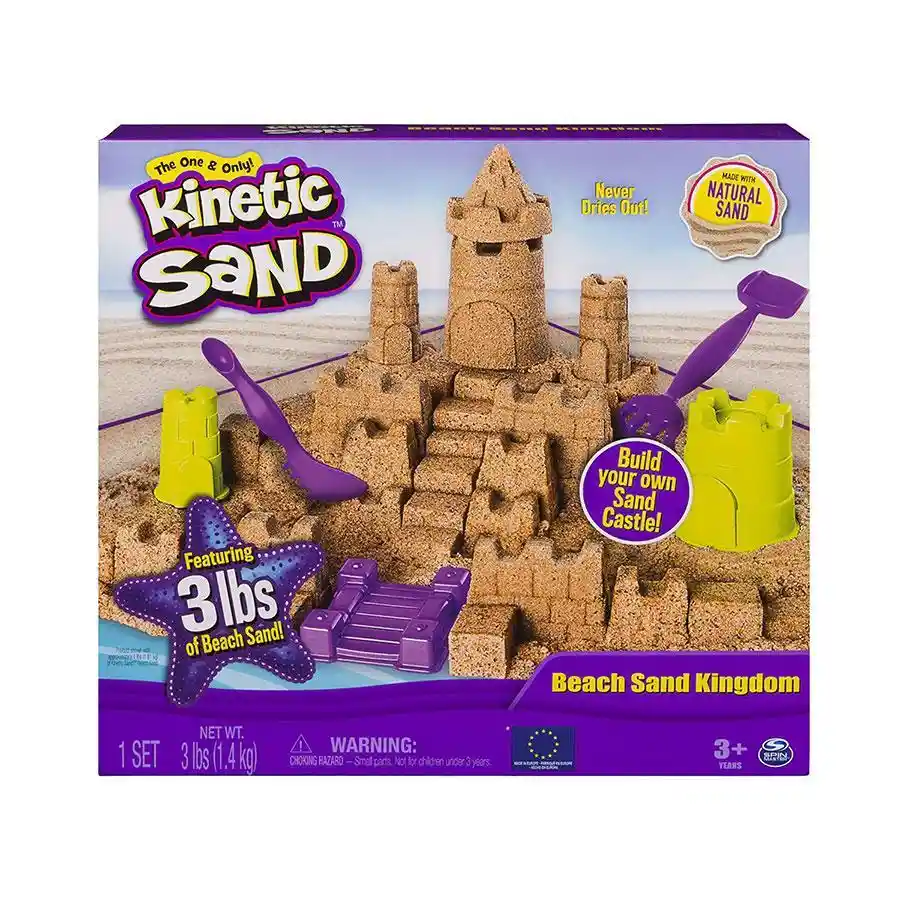 Kinetic Sand Set Castillo De Arena De Playa