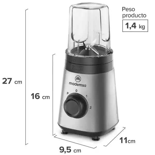 Mademsa Licuadora Personal MBL30
