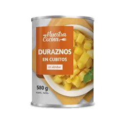 Nuestra Cocina Duraznos en Cubitos 580 g