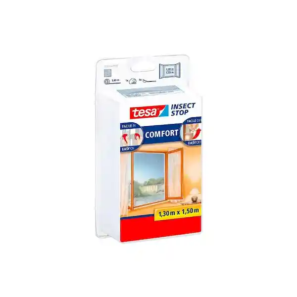 Tesa Insect Stop Malla Antiinsectos Ventana 1.3 m x 1.3 m Blanco