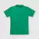 Polera Ajustada de Niña Verde Pasto / Grass Talla 3A Colloky