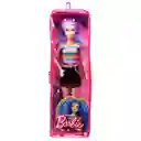 Barbie Muñeca Fashionista Cabello Ondulado