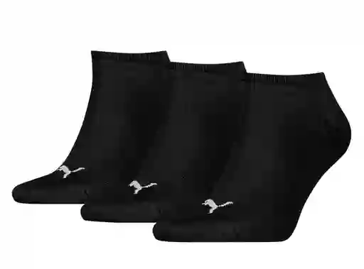 Puma Pack Calcetines Sock Sneaker Plain 906807 01 Negro 35/38