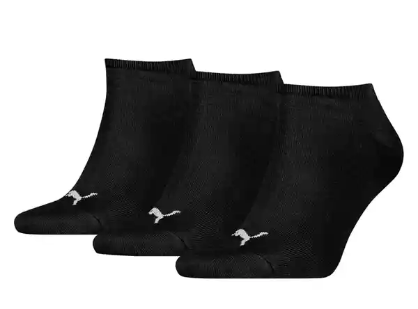 Puma Pack Calcetines Sock Sneaker Plain 906807 01 Negro 35/38