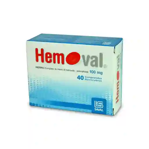 Hemoval Antianemicos Commast.100Mg.40