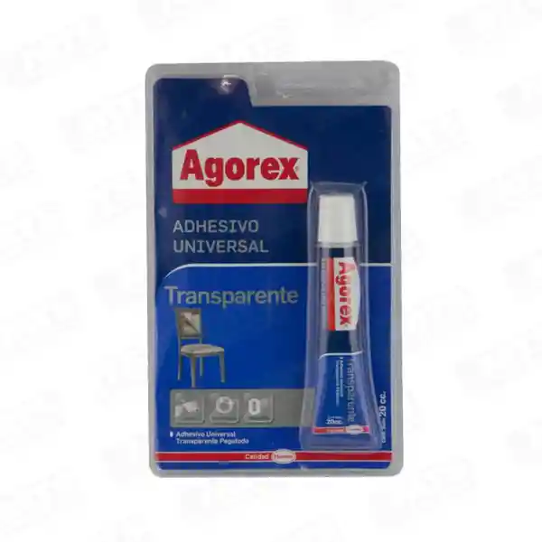 Agorex Adhesivo Henkel Transparente Pomo 20 cc