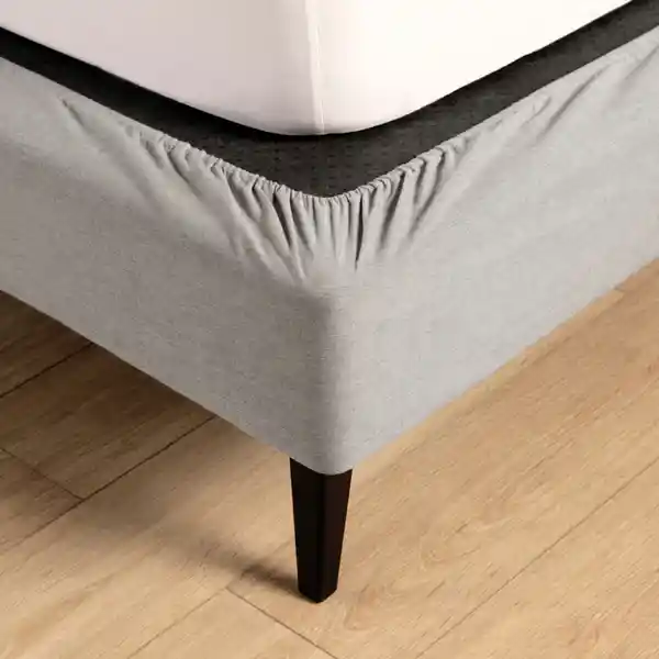 Faldón Para Box Spring Color Gris King Casaideas