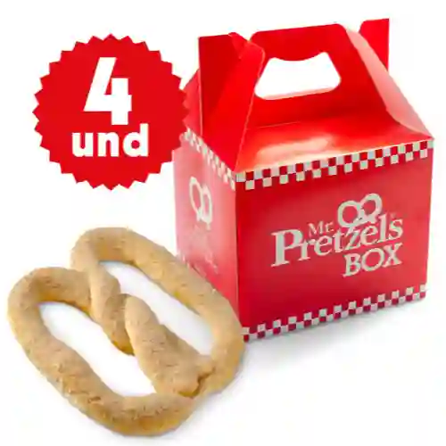 4 Unidades pretzel gourmet salado