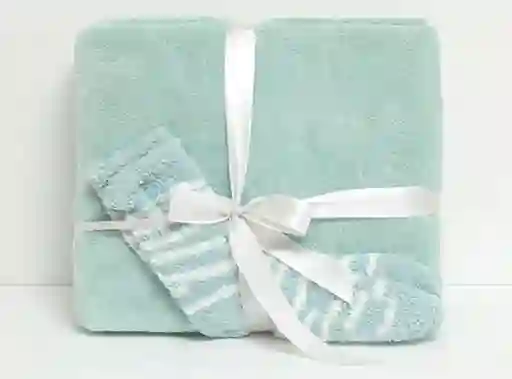 Set Manta Mama Aqua + Calcetines Ripley Home