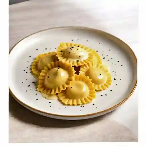 Ravioli Salmon Ahumado
