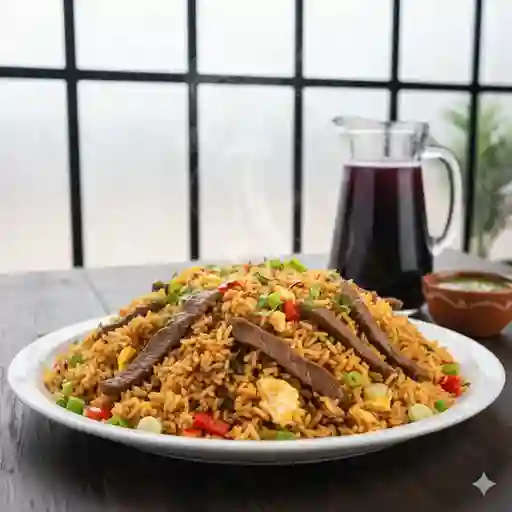 Arroz chaufa de vacuno