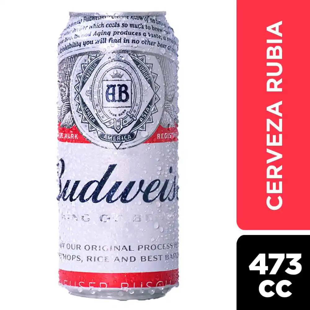 Budweiser Cerveza 473 cc