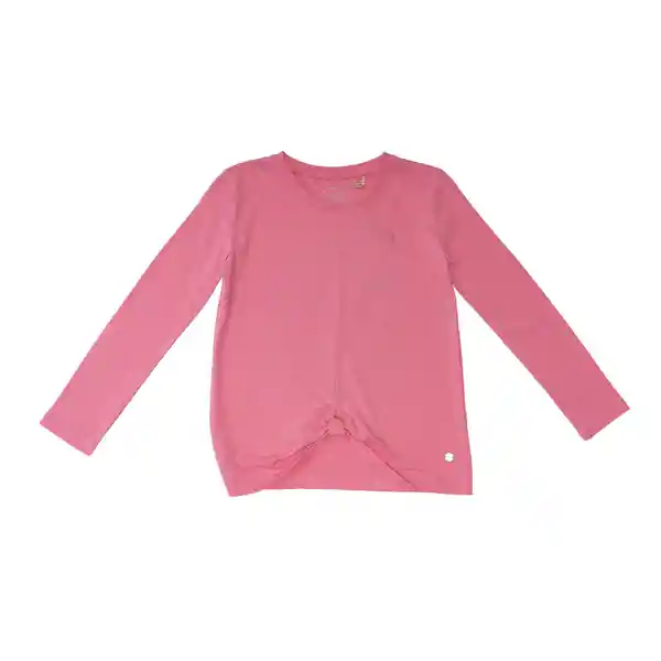 Polera Manga Larga Niña Rosado Pillin 2 a