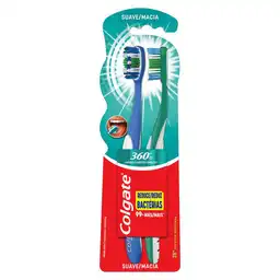 Colgate Cepillo De Dientes 360° Suave 2U