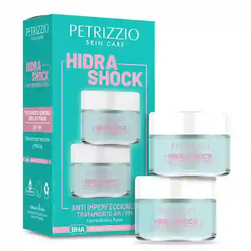 Petrizzio Set Crema Gel Hidrashock Anti Imperfecciones Día