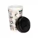 Vaso Térmico Plástico Con Diseño 400 mL