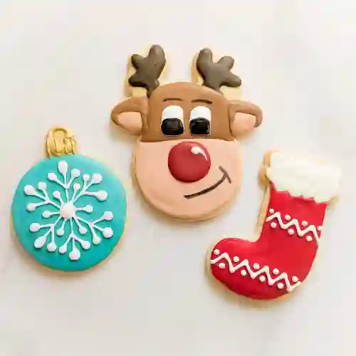 3 Galletas Navideñas Reno