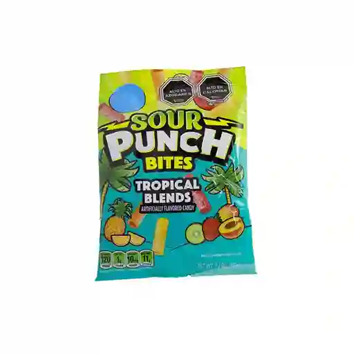 Sour Punch Dulce Bites Sabor Tropical