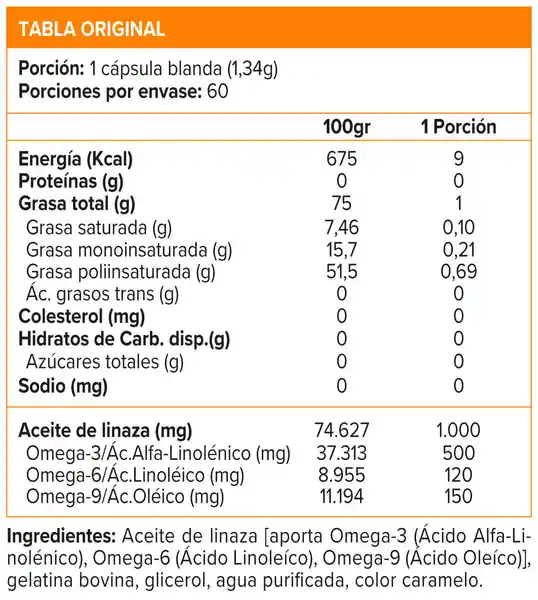 Sunvit Life Suplemento Alimenticio Flaxseed Oil Omega 3.6.9