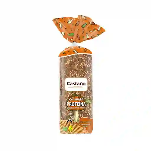 Castaño Pan Molde Calabaza Proteína