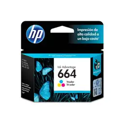 Hp Cartucho 664 Tricolor