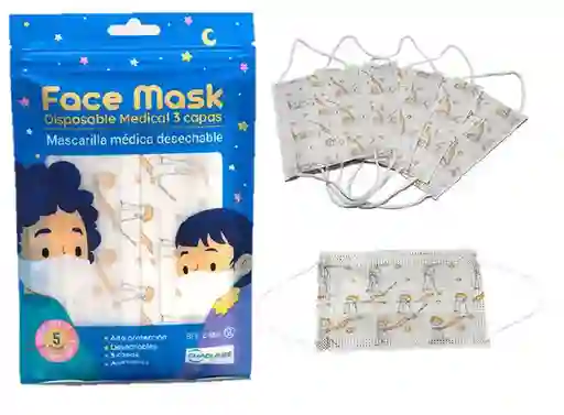 La Prepie Mascarilla Infantil Facemask