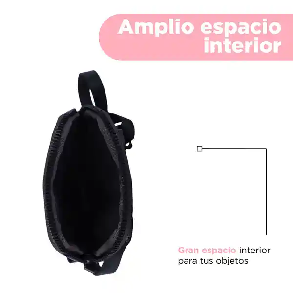 Bolso Bandolera Negro Miniso