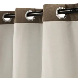 Cortina Blackout Chenille Ojetillos 140 x 240 cm Casaideas