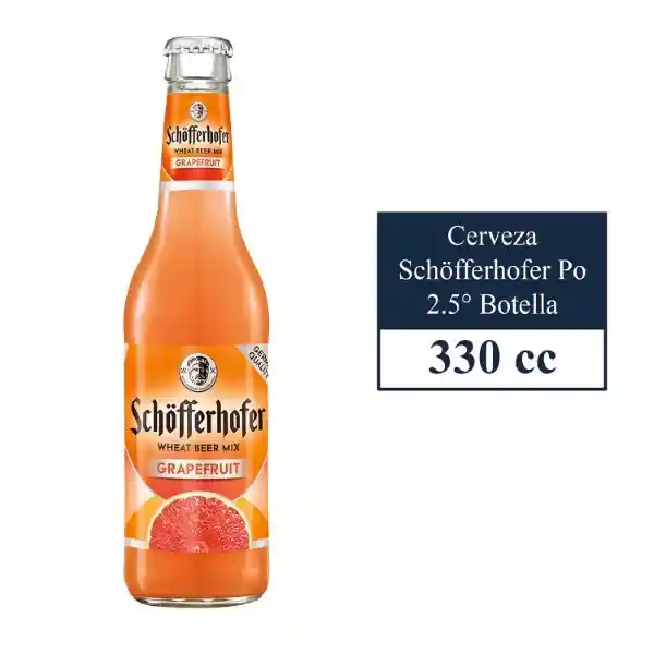 Schfferhofer Cerveza Trigo Pomelo 2.5