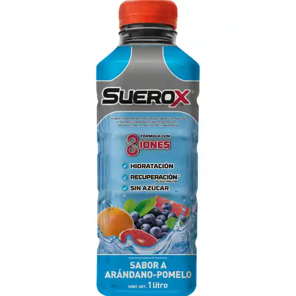 Suerox Bebida Hidratante Sabor Arándano y Pomelo