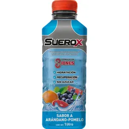 Suerox Bebida Hidratante Sabor Arándano y Pomelo